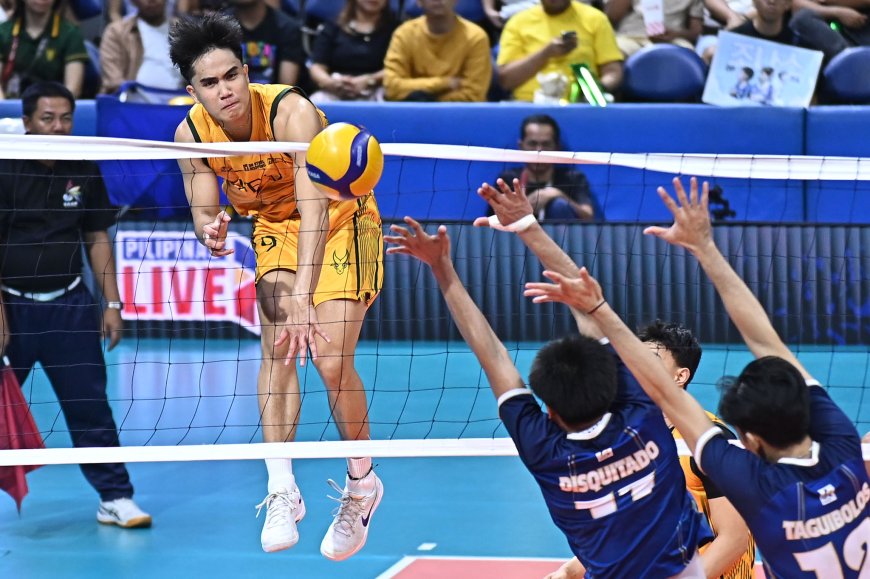 S87 Men's Volleyball Finals: FEU takes game 1 vs NU in 5 sets