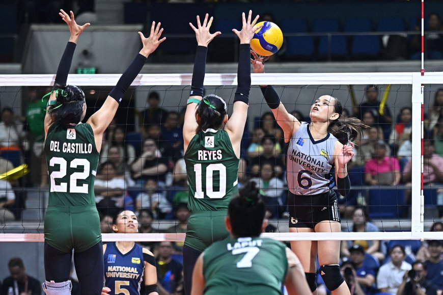 S87 Women's Volleyball Finals: NU takes game 1 vs DLSU, 3-1