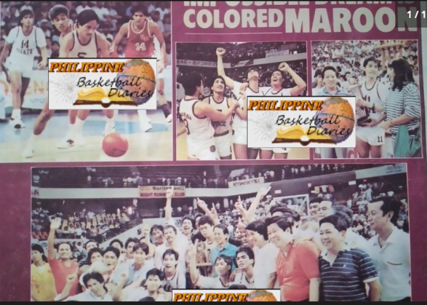 Looking back at the UP Fighting Maroons' 1986 UAAP championship